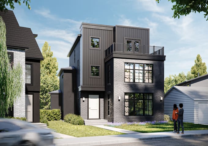 remodel residence apartment, functional small home design, 2d 3d building render
