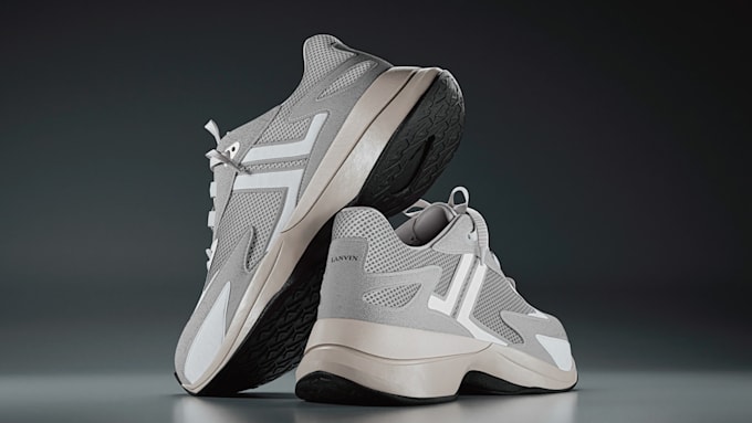 create 3d models and photorealistic renders of shoes, sneakers, and footwear