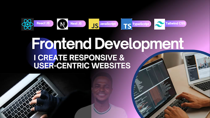 develope responsive and userfriendly frontend websites with react and next