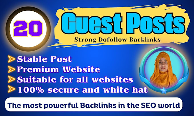 submit 20 guest posts to boost your SEO