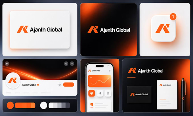 professional logo design modern and eye catching