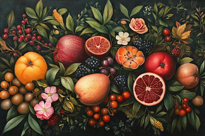craft a beautiful botanical or floral illustration