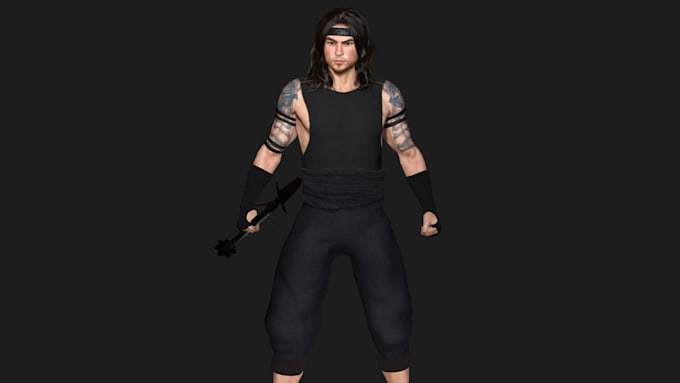 aaa 3d character model, 4k texture, ue5 rig, mocap, animation for unreal, unity