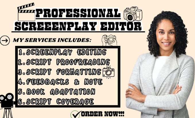 edit, proofread and format your tv plot movie script tv feature film script