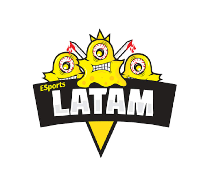 design exceptional e sports latam team logo
