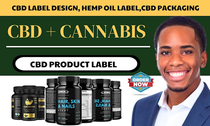 cbd label design hemp oil label bottle label cbd packaging