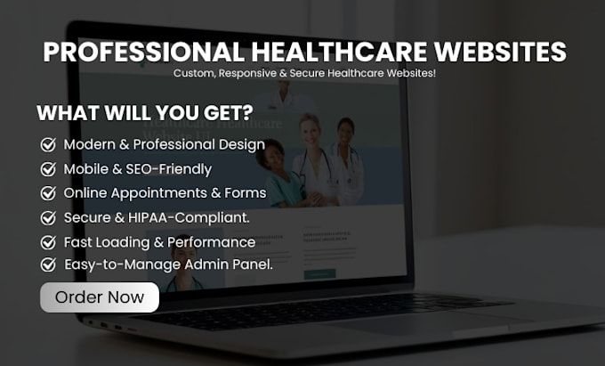 develop website for your healthcare industry