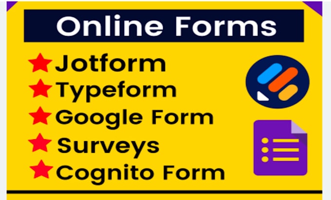 Design google forms, jot forms, type forms for quiz survey by Qasimali ...