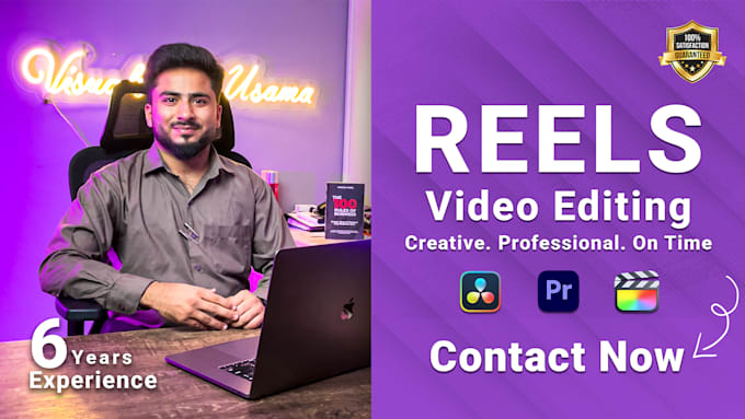 edit your videos into viral reels for instagram, tiktok reels editing