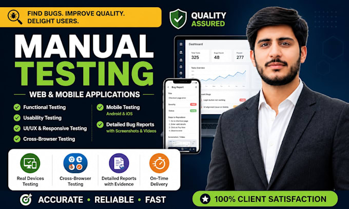 do QA manual testing for your web and mobile applications