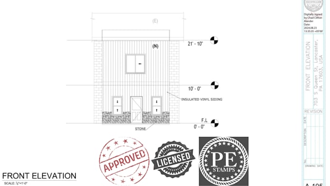 Usa states stamp architectural structural mep and hvac drawings by ...