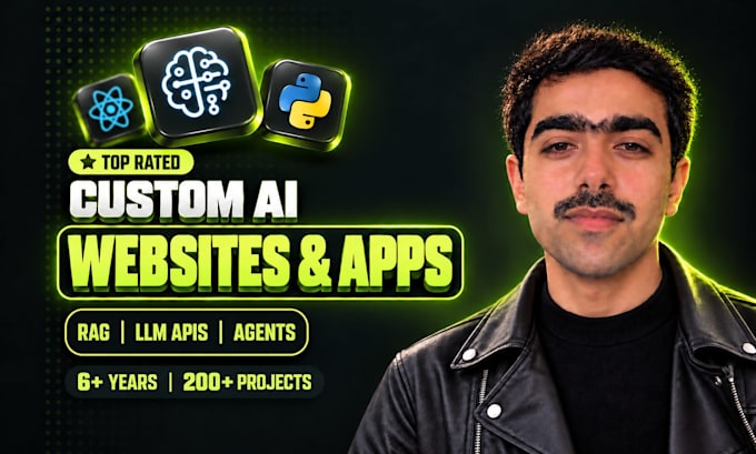 build ai website, ai mobile app, full stack website development