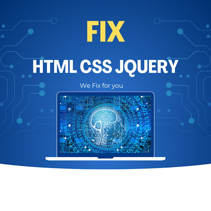 Fix html css jquery bugs by Realhinashoukat | Fiverr