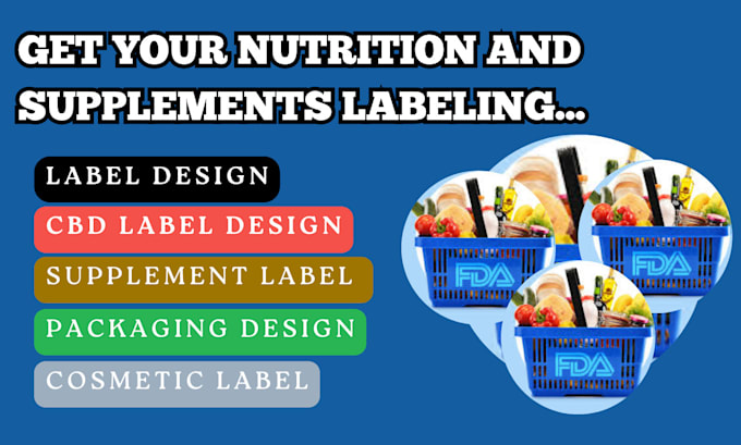 do fda registration, label review supplement, food fact label cfia for USA