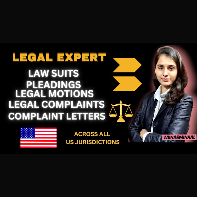 Write motion petition lawsuit pleadings demand letters and legal