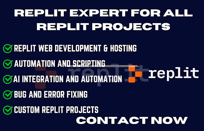 develop custom replit web applications and site replit debug automation