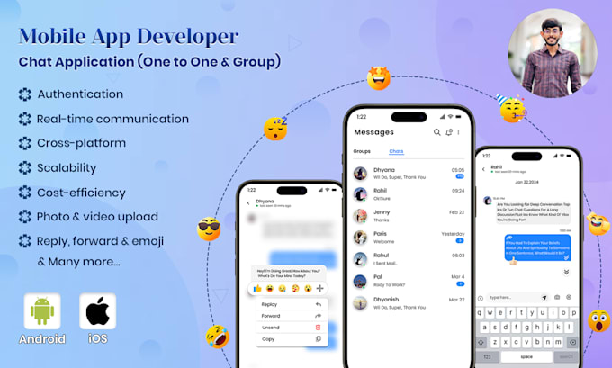 develop chat apps, social, live streaming and real time 2025