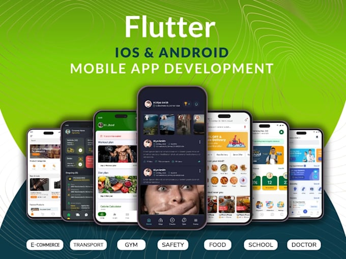 be your flutter developer for ios android mobile app  and full stack development