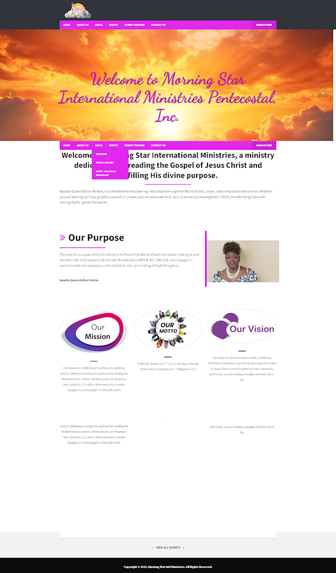 design a website for your church
