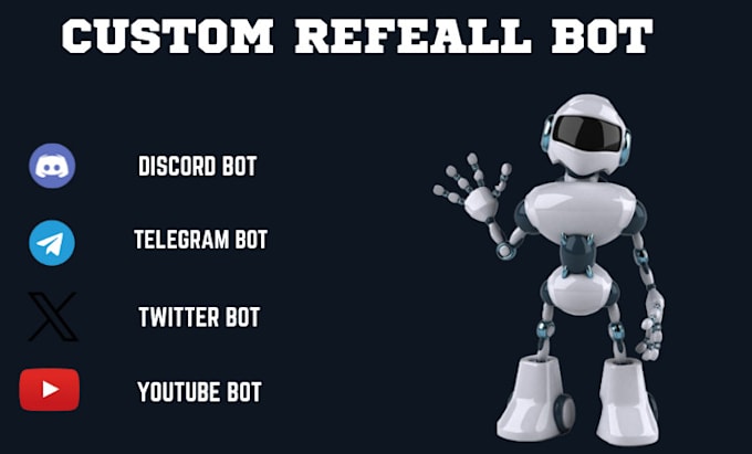 build custom telegram referal bot, task bot,image generator
