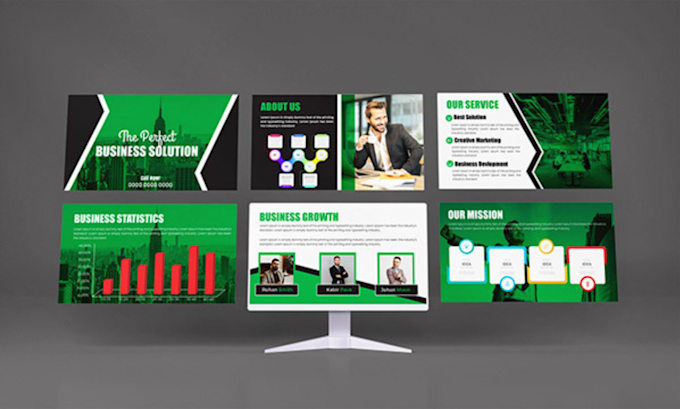 design powerpoint presentations and create slides with animations