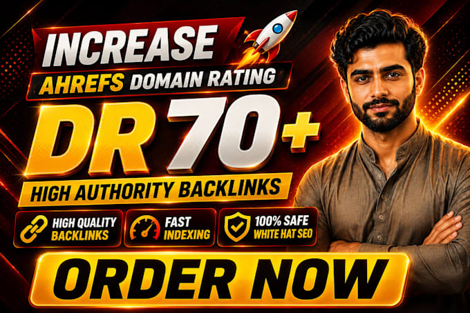 increase ahrefs dr 70 guaranteed boost domain rating with high dr backlinks