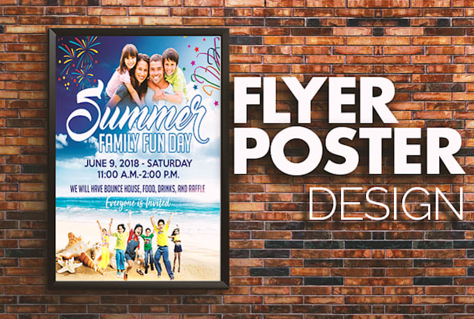 design creative flyer and poster