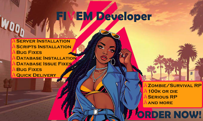 Fix or develop your fivem server by Depresia | Fiverr