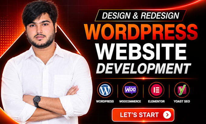 design redesign wordpress website, website development as a wordpress developer