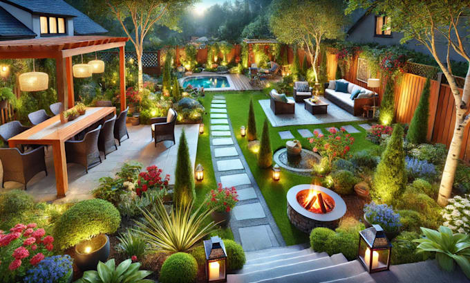 design landscape, landscape architect, master plan, backyard design