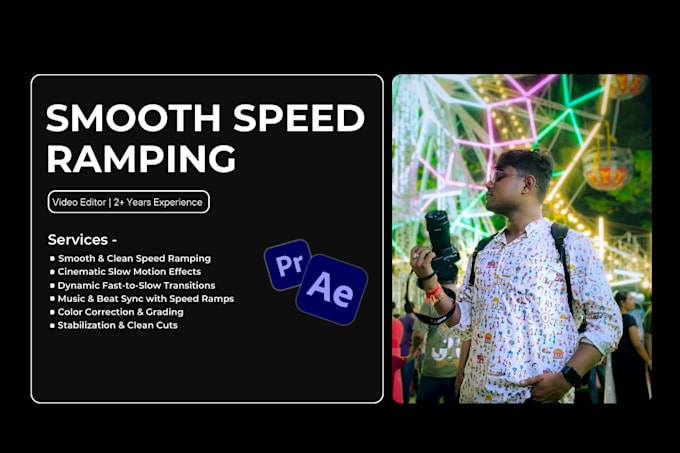 do professional smooth speed ramping video editing