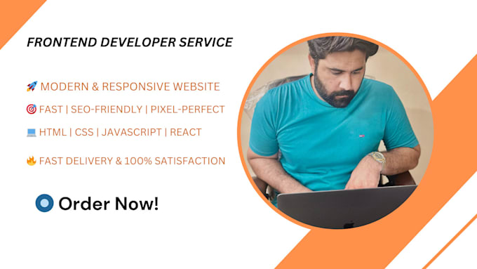 Build a responsive react website by Hassan 734 Fiverr