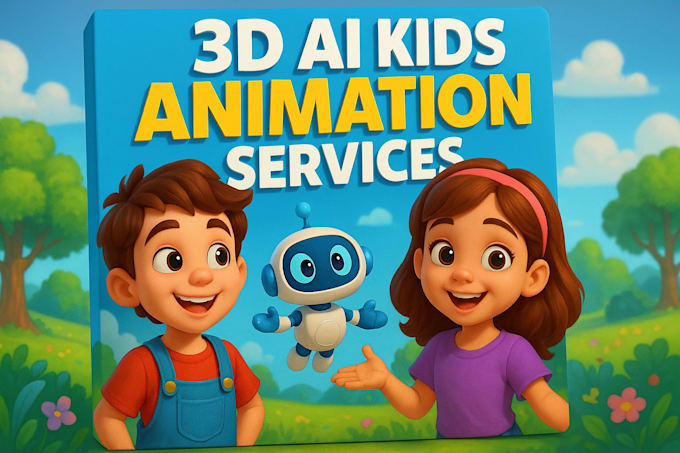 create 3d ai animation, ai video art and 3d ai cartoon animation videos