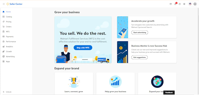 manage your walmart seller account