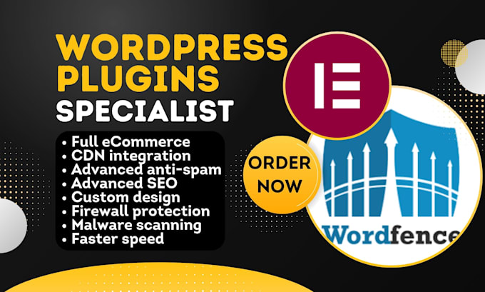 setup wordpress yoast SEO elementor contact form jetpack akismet wordfence smush
