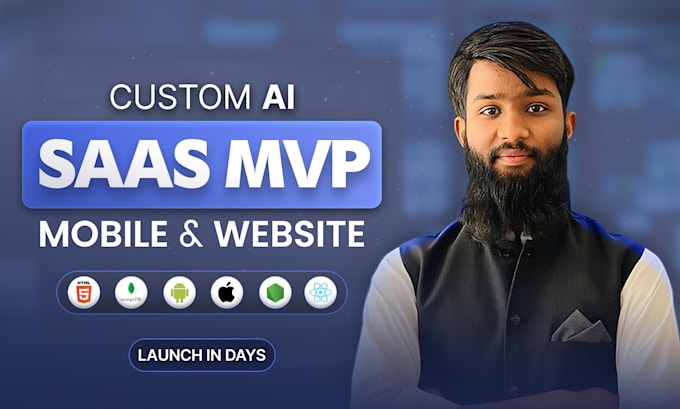 build ai website, ai saas as full stack website developer