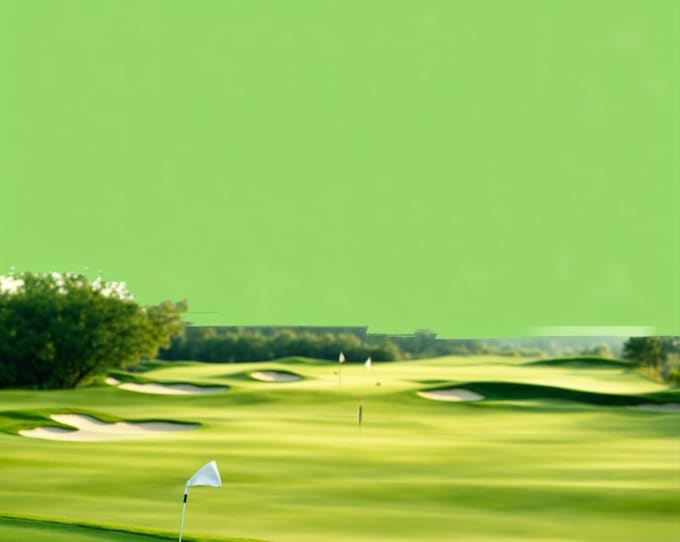 Design 3d golf course, holes, mini green golf render, sport arena ...