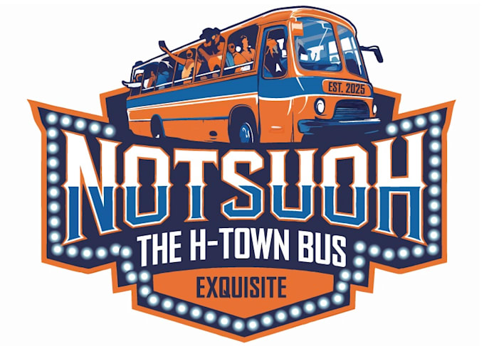 design luxury bus logo