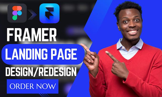 Design responsible framer website framer landing page design figma to ...