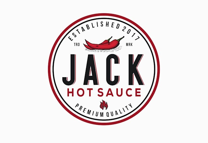 design a modern custom hot sauce food brand logo business