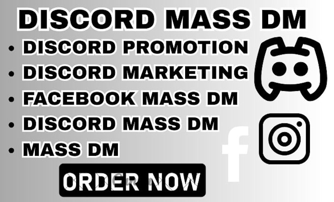 promote minecraft fivem server promotion, dayz, rust ,discord mass dm, fortunite