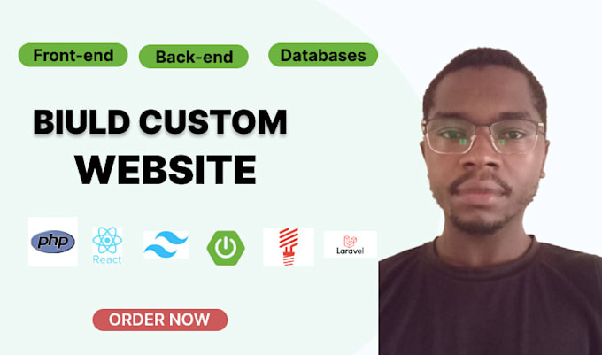 do full stack websites, frontend and backend development