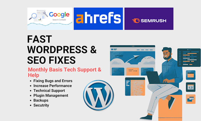your wordpress VA for local SEO, design, redesign,  responsive wordpress website