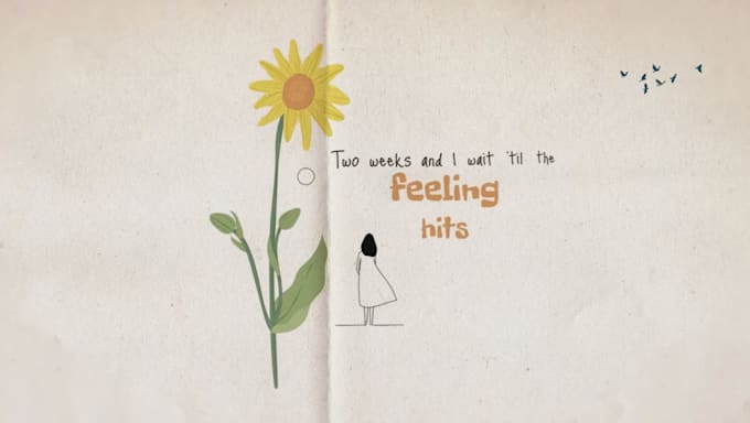 create hand drawn lyric video