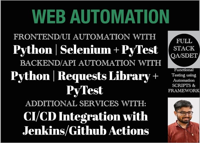 do web automation testing with python selenium
