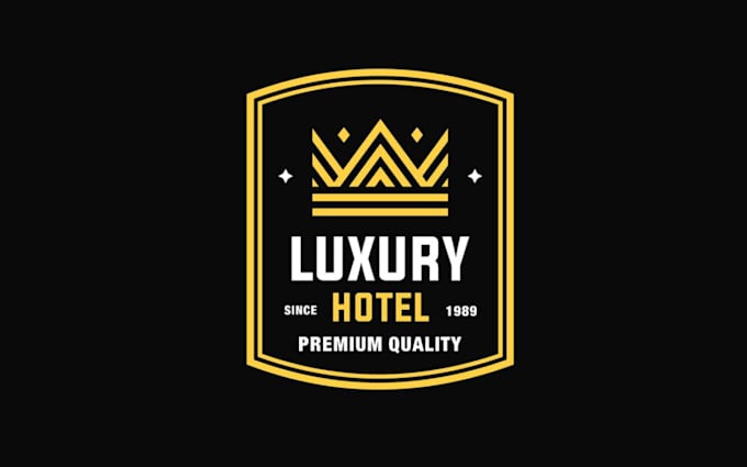 make luxury hotel and restaurant logo