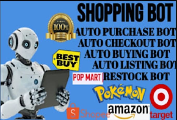 do auto purchase bot, shopping bot, target bot, auto buying bot, pokemon center