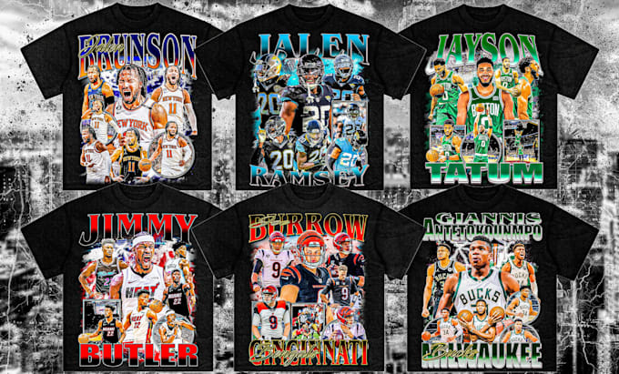 crazy custom 90s hip hop bootleg graphic tee design