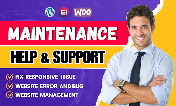 provide maintenance and support for your wordpress website