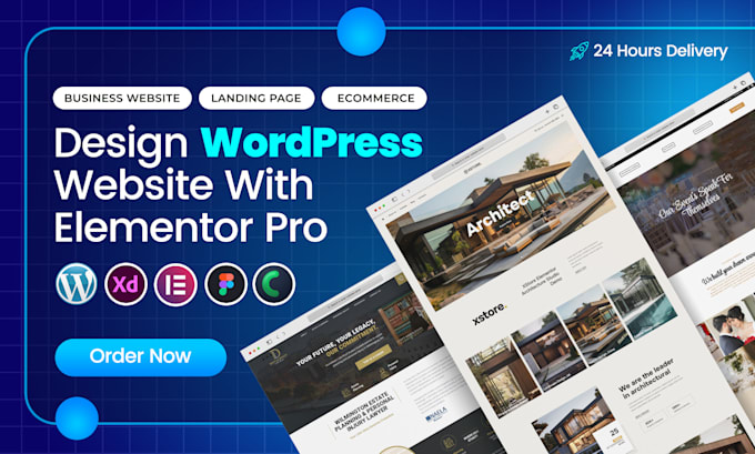 design or redesign wordpress website with elementor pro